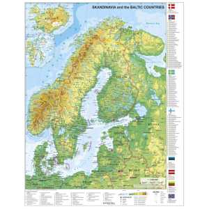 Skandinavien und Baltikum Karte