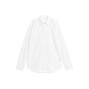 Arket Popeline-Hemd Weiß, Freizeithemden in Größe 52. Farbe: White