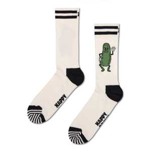 Beige Pickles Crew Socken