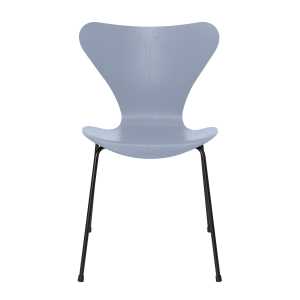 Fritz Hansen - Serie 7 Stuhl, schwarz / Esche lavender blue gefärbt