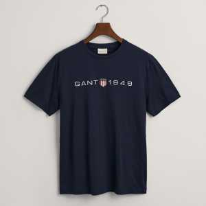 GANT Graphic Cotton-Blend T-Shirt - S
