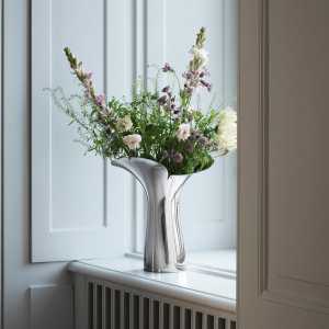 Georg Jensen - Bloom Botanica Vase, Edelstahl, medium