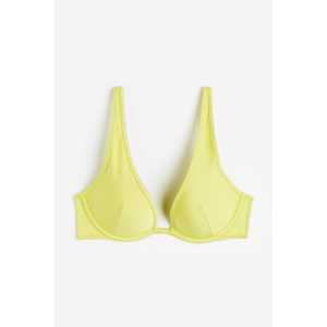 H&M Push-up-Bikinitop Gelb, Bikini-Oberteil in Größe 75C. Farbe: Yellow