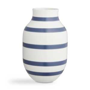Kähler Omaggio Vase groß 30,5cm Stahlblau