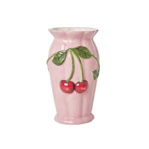Keramik Vase Cherry Pink, Ø 11 cm, H:20 cm
