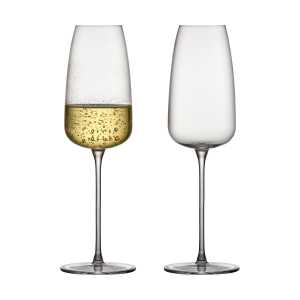 Lyngby Glas Veneto Champagnerglas 36 cl 2er Pack Clear