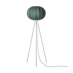 Made By Hand Knit-Wit 45 Round High Stehleuchte Tweed green