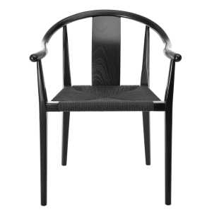 NORR11 Shanghai Stuhl Esche schwarz gebeizt Schwarz