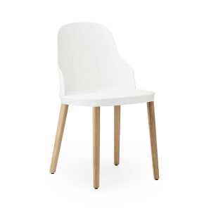 Normann Copenhagen Allez Stuhl mit Eichenholzbeine Weiß-Eiche