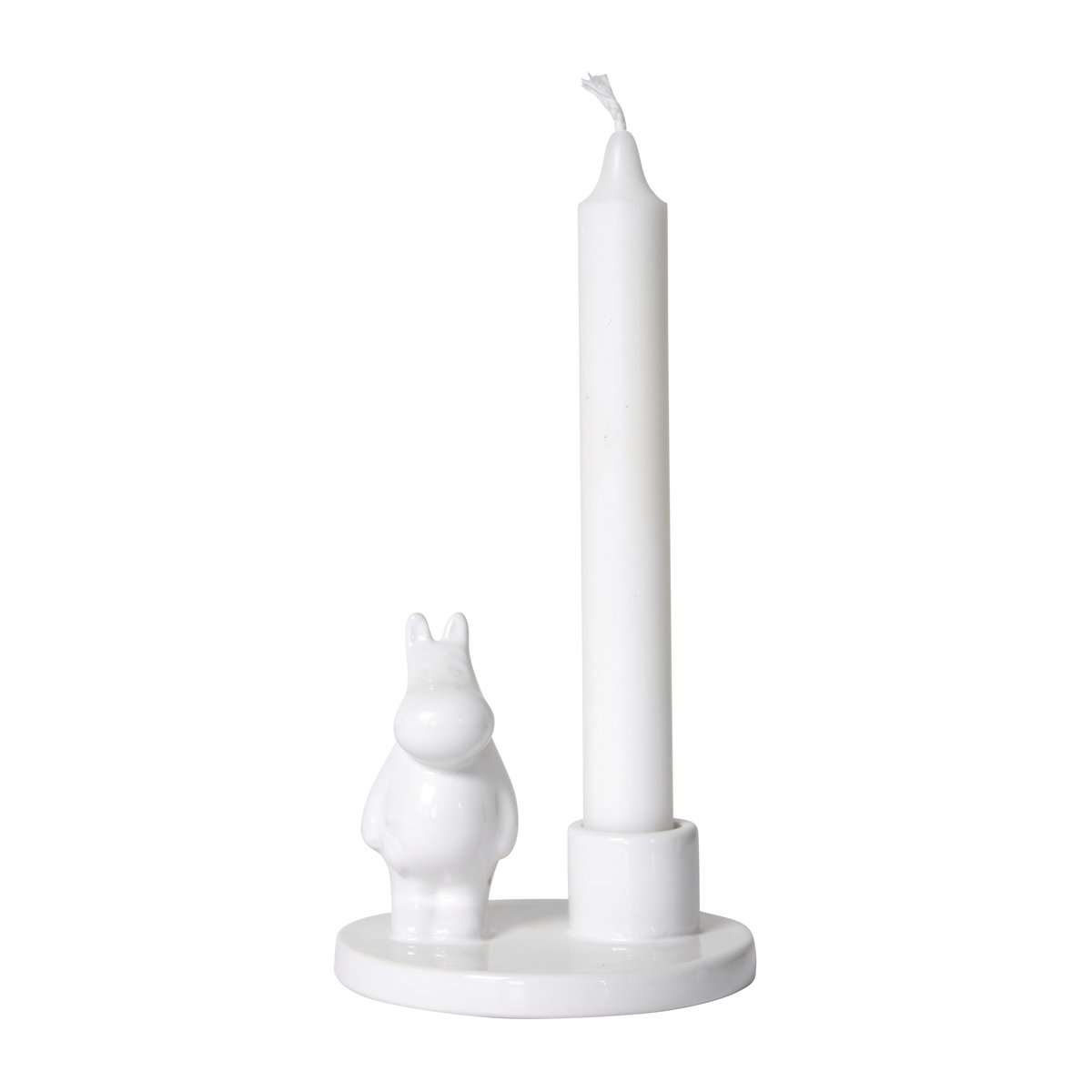 Pluto Design Mumin Kerzenhalter keramik Weiß