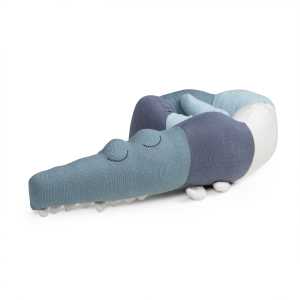Sebra - Sleepy Croc Mini-Kissen, powder blue