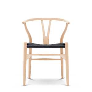 Stuhl CH24 Wishbone Chair geseift