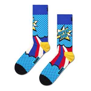 Super Dad Socken, Blau | Happy Socks