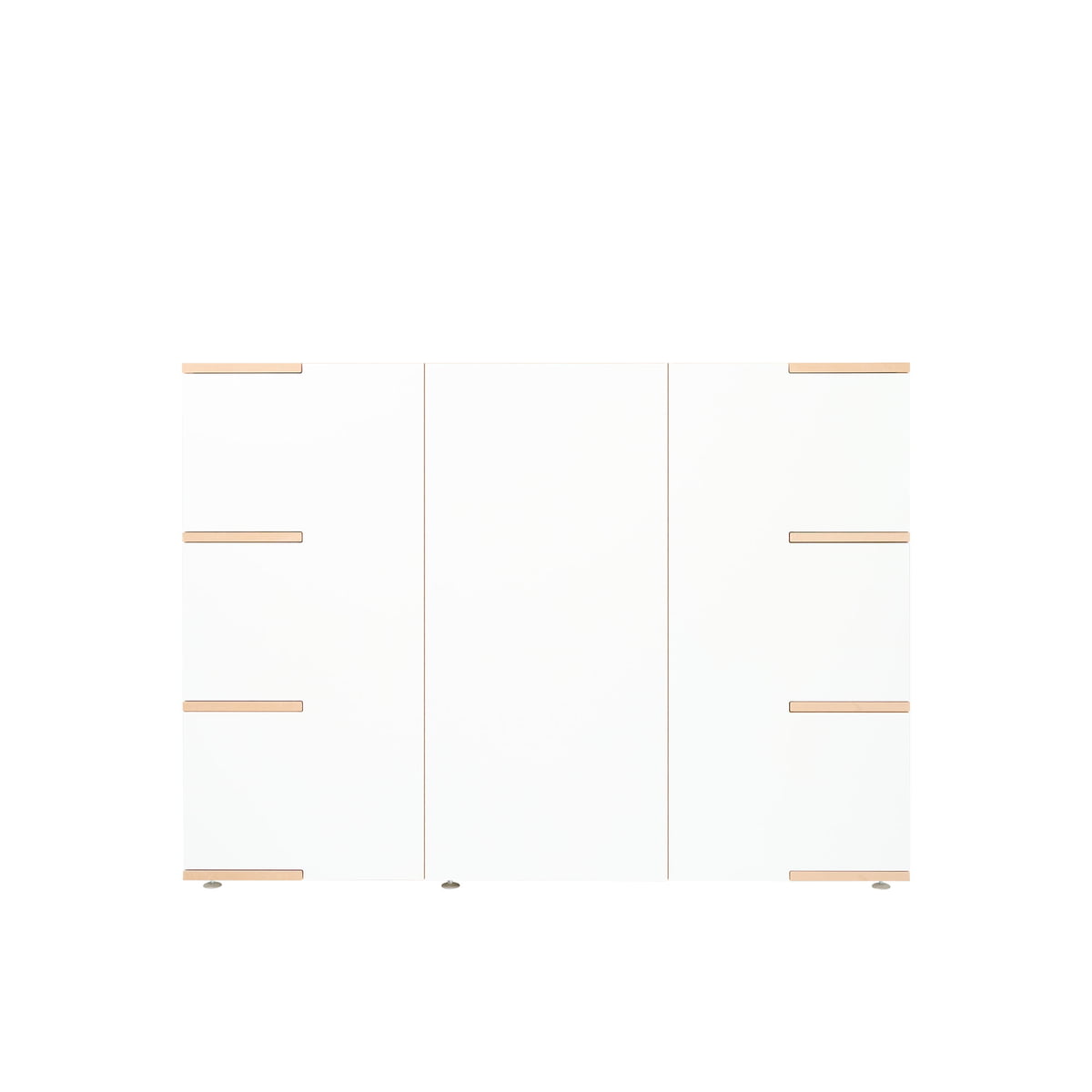 Tojo - stau Sideboard side, 150 x 110 cm, weiß