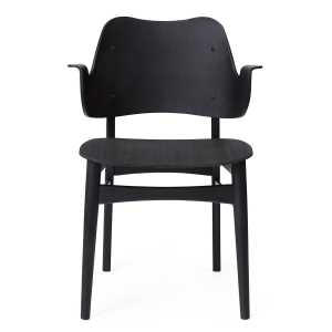 Warm Nordic Gesture Stuhl Buche schwarz lackiert