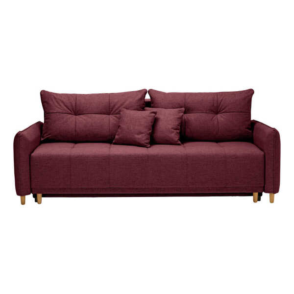 Carryhome SCHLAFSOFA Dunkelrot