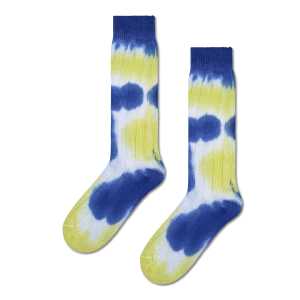 Blaue Blurry Slouch Socken