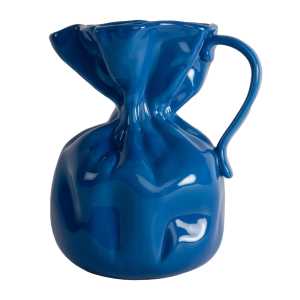 Byon Crumple Vase Blau