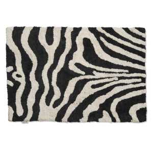 Classic Collection Zebra Badezimmer Teppich 60 x 90cm Schwarz-weiß