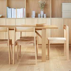 Form & Refine - Blueprint Stuhl, Eiche weiß geölt / braun 227 (Hallingdal 65)