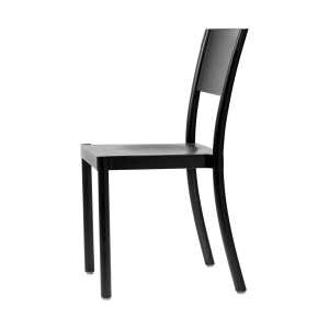 Gärsnäs Light & Easy Stuhl Esche-schwarz gebeizt-furnierter Sitz