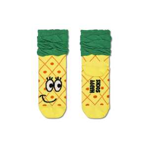 Gelbe Pineapple Crew Socken