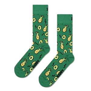 Grüne Pineapple Crew Socken