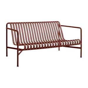 HAY Palissade Lounge-Sofa Iron red
