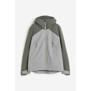 H&M 3-lagige Skijacke aus StormMove™ Dunkles Khakigrün/Grau, Funktionskleidung – Jacken in Größe S. Farbe: Dark khaki green/grey