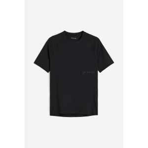 H&M DryMove™ Sport-T-Shirt mit Print Schwarz, Sport – T-Shirts in Größe L. Farbe: Black
