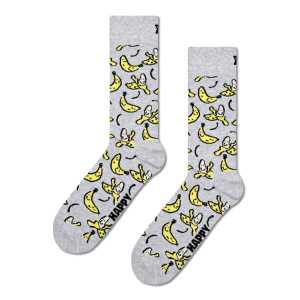 Hellgraue Banana Crew Socken