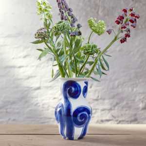 Kähler Design - Tulle Vase, H 10,5 cm, blau