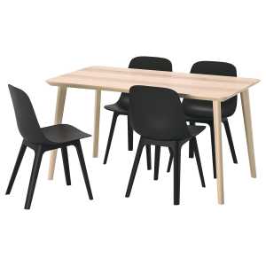 LISABO / ODGER Tisch und 4 Stühle