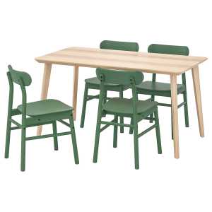 LISABO / RÖNNINGE Tisch und 4 Stühle