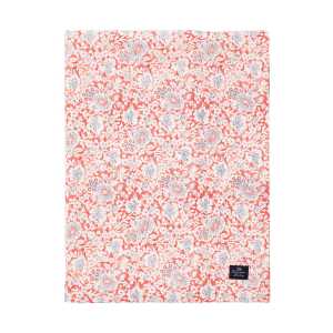 Lexington Printed Flowers Recycled Cotton Tischdecke 150x350 cm Coral