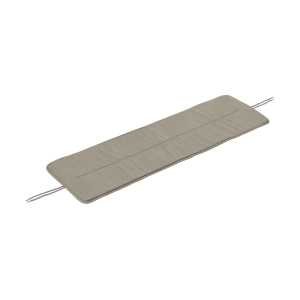 Muuto Linear Steel bench pad 110x32,5 cm Light grey