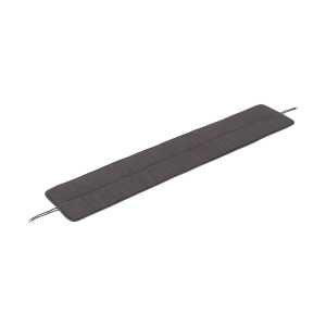 Muuto Linear Steel bench pad 170x32,5 cm Dark grey