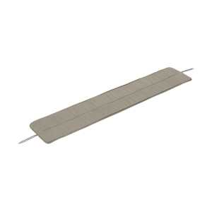 Muuto Linear Steel bench pad 170x32,5 cm Light grey