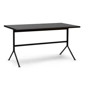 Normann Copenhagen - Kip Schreibtisch, 80 x 150 cm, schwarz / dunkelbraun