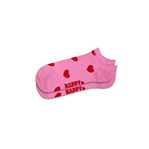 Rosa Hearts Low Socken