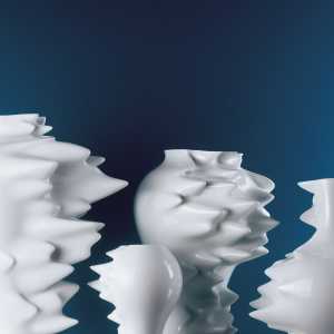 Rosenthal - Fast Vase weiß, 27 cm