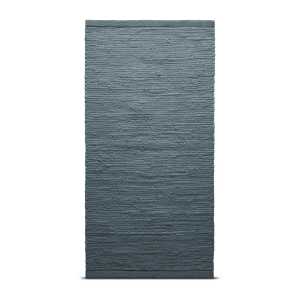 Rug Solid Cotton Teppich 60 x 90cm Steel grey (grau)