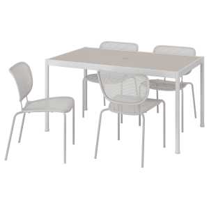 SEGERÖN / DUVSKÄR Tisch und 4 Stühle