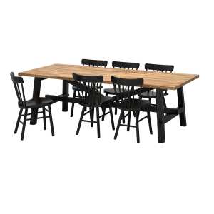 SKOGSTA / NORRARYD Tisch und 6 Stühle