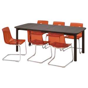 STRANDTORP / TOBIAS Tisch und 6 Stühle