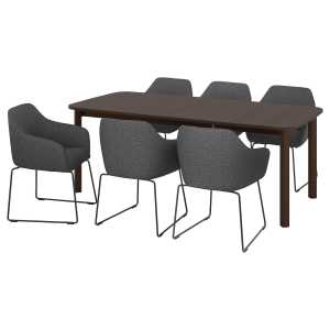STRANDTORP / TOSSBERG Tisch und 6 Stühle