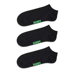 Schwarzes 3er-Pack Solid Low Socken
