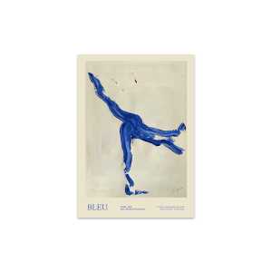 The Poster Club - Bleu von Lucrecia Rey Caro, 30 x 40 cm