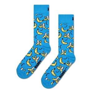 Türkisfarbene Banana Crew Socken