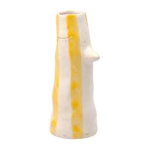 Villa Collection Styles Vase mit Schnabel und Wimpern 26cm Yellow